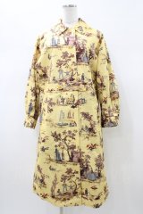 Jane Marple Dans Le Salon / Playful gardenコートドレス  french mustard H-26-01-10-023-JM-CO-KB-ZH