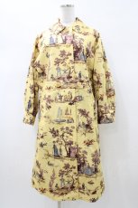画像1: Jane Marple Dans Le Salon / Playful gardenコートドレス  french mustard H-26-01-10-023-JM-CO-KB-ZT125 (1)