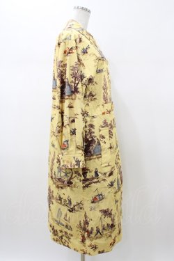 画像3: Jane Marple Dans Le Salon / Playful gardenコートドレス  french mustard H-26-01-10-023-JM-CO-KB-ZH
