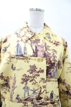 画像4: Jane Marple Dans Le Salon / Playful gardenコートドレス  french mustard H-26-01-10-023-JM-CO-KB-ZH