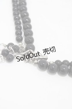 画像3: Sheglit / “Ulysses Rose“プリンセスパールネックレス  ブラック H-26-01-10-003-EL-AC-KB-ZH