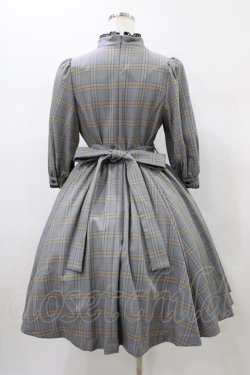 画像2: Sheglit / "Candice"チェックワンピース M ネイビー H-26-01-10-026-EL-OP-KB-ZH