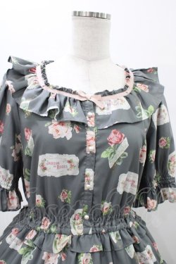 画像4: Melody BasKet / Precious Roseフリルカラーワンピース TallM グレー H-26-01-10-027-LO-OP-KB-ZH