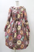 Emily Temple cute / manyドーナツ ワンピース  ココア H-26-01-10-028-ET-OP-KB-ZH