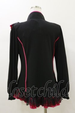 画像2: Qutie Frash / チャイナパフカットソー  ピンク H-26-01-11-045-QU-TO-KB-ZH