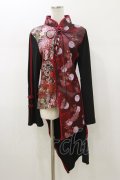 Qutie Frash / チャイナチュニック  レッド H-26-01-11-046-QU-TO-KB-ZH