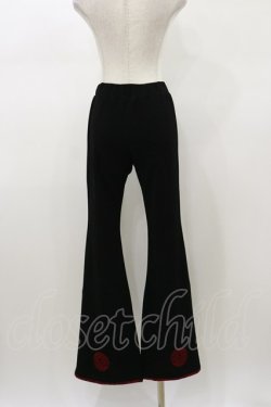 画像2: Qutie Frash / チャイナパンツ  黒×赤 H-26-01-11-059-QU-PA-KB-ZH