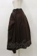 画像3: Qutie Frash / 袴ロングスカート  茶 H-26-01-11-065-QU-SK-KB-ZH (3)