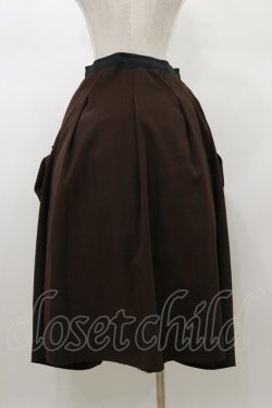 画像2: Qutie Frash / 袴ロングスカート  茶 H-26-01-11-066-QU-SK-KB-ZH