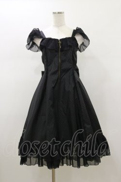 画像1: MR corset / KEYチャームチェック柄ZIPワンピース  黒 H-26-01-11-070-PU-OP-KB-ZH