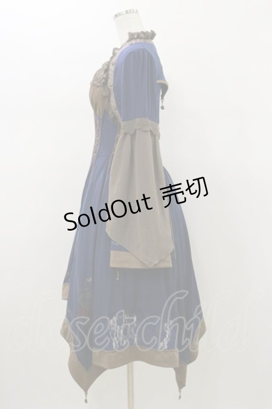 画像3: Ozz oneste / Renaissance Roseカーデワンピース  青 H-26-01-11-072-OO-OP-KB-ZH (3)