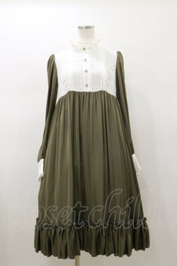 画像1: ATELIER PIERROT / カルマートドレス  カーキ H-26-01-11-073-EL-OP-KB-ZH