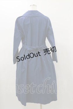 画像2: Jane Marple Dans Le Salon / Sulfur damp coat dress  ネイビー H-26-01-11-074-JM-OP-KB-ZH