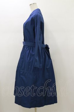 画像3: Jane Marple Dans Le Salon / Sulfur damp coat dress  ネイビー H-26-01-11-074-JM-OP-KB-ZH