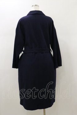 画像2: Jane Marple Dans Le Salon / ウールロングコート  ネイビー H-26-01-11-075-JM-CO-KB-ZH