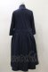 画像2: Jane Marple Dans Le Salon / シフォン天竺ジップアップドレス M ネイビー H-26-01-11-076-JM-OP-KB-ZH (2)