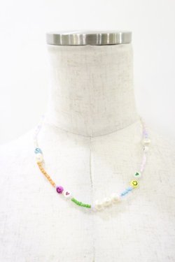 画像2: KINGLYMASK / ビーズスマイルネックレス   H-26-01-11-010-PU-AC-KB-ZH