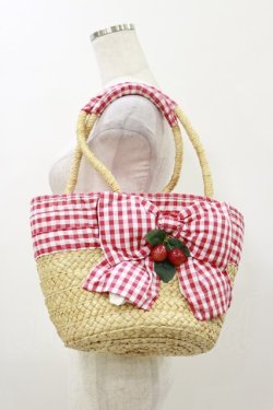 画像1: MILK / チェリーバスケット  レッド H-26-01-11-028-ML-BG-KB-ZH