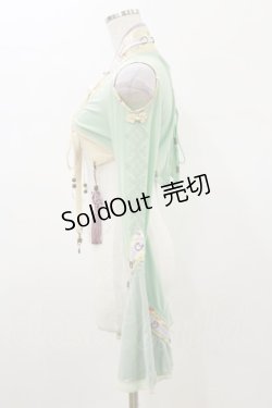 画像3: Ozz oneste / 着物襟ボレロ  ミントグリーン H-26-01-11-034-OO-TO-KB-ZH