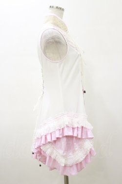 画像3: Qutie Frash / 胸開きチャイナチュニック  ピンク H-26-01-11-038-QU-TO-KB-ZH