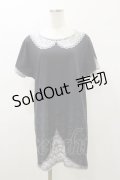 abilletage / トロンプルイユTシャツワンピース（レースセーラー）  ブラック H-26-01-11-039-GO-OP-KB-ZH