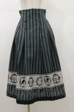 画像1: axes femme / ディズニーヴィランズ/スカート M グリーン H-26-01-12-067-AX-SK-NS-ZH