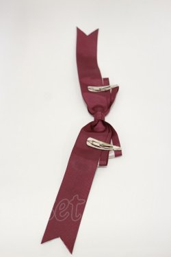 画像2: Amavel / ぱっちんロゴリボンカチューシャ  ピンク H-26-01-12-009-CA-AC-NS-ZH