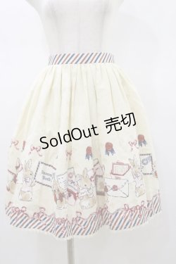 画像1: Innocent World / ラビットレタースカート Free オフ H-26-01-12-071-IW-SK-NS-ZH