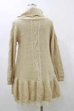 画像2: axes femme / ニットワンピース M 生成り H-26-01-12-075-AX-OP-NS-ZH