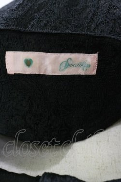 画像3: Swankiss / パールボタンワンピース Free ブラック H-26-01-12-076-CA-OP-NS-ZH