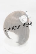 Melody BasKet / レースリボンヘアクリップ  ブラック H-26-01-12-1004-LO-AC-KB-ZH