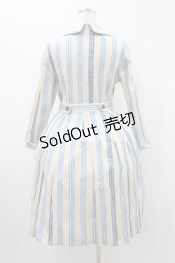 画像2: Jane Marple / Ribbon jacquard stripeのドミトリードレス M アイボリー H-26-01-12-1029-JM-OP-KB-ZH