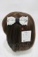 画像2: Melody BasKet / レースリボンヘアクリップ  ブラック H-26-01-12-1004-LO-AC-KB-ZH (2)