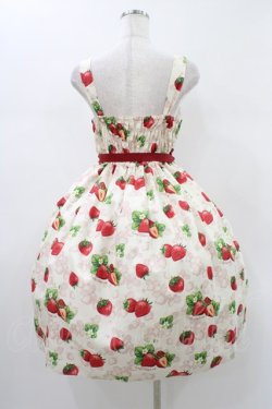 画像2: Emily Temple cute / Dear Strawberryノースリーブワンピース  アイボリー H-26-01-12-1031-ET-OP-KB-ZH