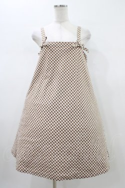 画像1: Katie / SWEET ESCAPE ribbon one-piece  CHOCO H-26-01-12-1032-LO-OP-KB-ZH