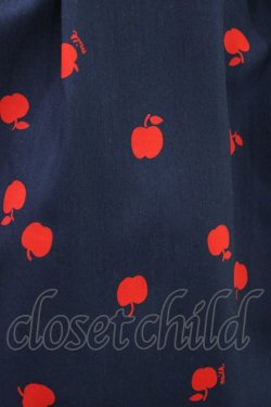 画像3: MILK / Littleアップルドレス  ネイビー×レッド H-26-01-12-1033-ML-OP-KB-ZH