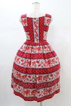 画像2: Jane Marple / アイリッシュローズジャンパースカート  アカ H-26-01-12-1036-JM-OP-KB-ZH