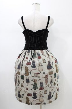 画像2: Jane Marple / ペーパードールゴブランワンピース  オフグレー H-26-01-12-1038-JM-OP-KB-ZH