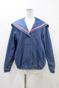 画像1: Candy Stripper / SAILOR DENIM JACKET 1 INDIGO BLEACH H-26-01-12-1052-PU-JA-KB-ZH