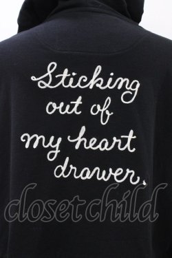 画像3: Jane Marple / Cherry embroideryフレアパーカー  ブラック H-26-01-12-1055-JM-TO-KB-ZH