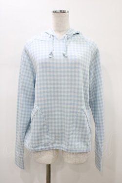 画像1: Katie / SUNDAY CHECK hood  BLUE H-26-01-12-1057-LO-TO-KB-ZH