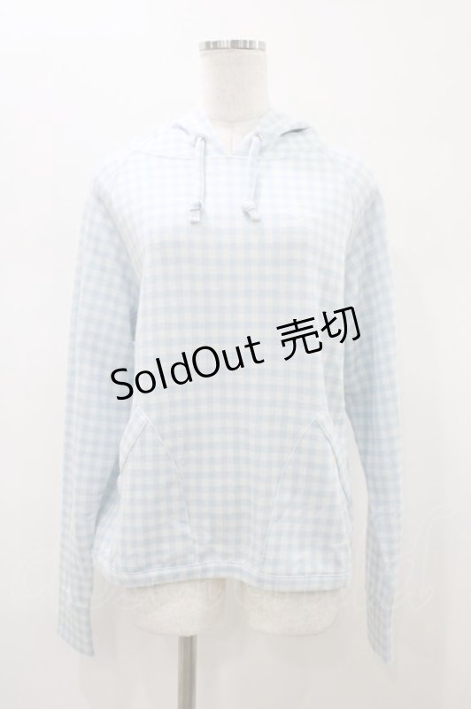 画像1: Katie / SUNDAY CHECK hood  BLUE H-26-01-12-1057-LO-TO-KB-ZH (1)