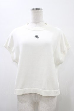 画像1: Katie / CHEER! CHEER! bottle neck top  オフホワイト H-26-01-12-1059-LO-TO-KB-ZH