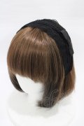 Melody BasKet / 旋律で紡いだレースカチューシャ  ブラック H-26-01-12-1008-LO-AC-KB-ZH