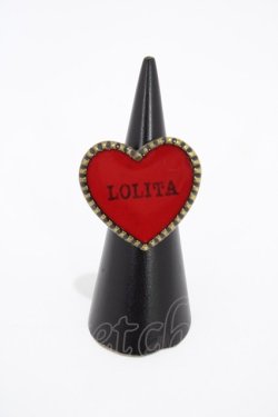 画像1: Katie / SWEET HEART ring 約10号 LOLITA/レッド H-26-01-12-1013-LO-AC-KB-ZH