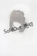 Triple fortune / ヴェールヘッドドレス  ホワイト H-26-01-12-1015-EL-AC-KB-ZH
