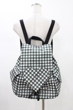 画像1: MILK / ギンガムGirlリュック   H-26-01-12-1018-ML-BG-KB-ZH