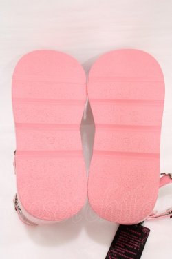 画像3: TRANSFER STUDENT / 厚底ストラップシューズ 40(約25cm) ピンク H-26-01-12-1002-0-SH-KB-ZH