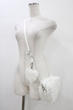 画像2: merry jenny / fluffy heart bag  オフホワイト H-26-01-12-1021-LO-BG-KB-ZH