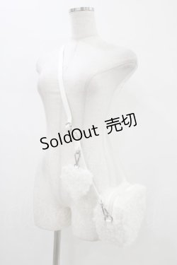 画像2: merry jenny / fluffy heart bag  オフホワイト H-26-01-12-1021-LO-BG-KB-ZH